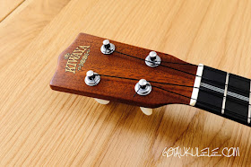 Kiwaya KTS-7 Soprano ukulele headstock