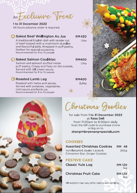 Christmas and New Year Dinner Celebrations @ Shangri-La's Rasa Sayang Resort & Spa, Penang
