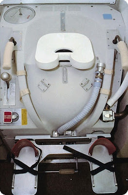 toilet in space
