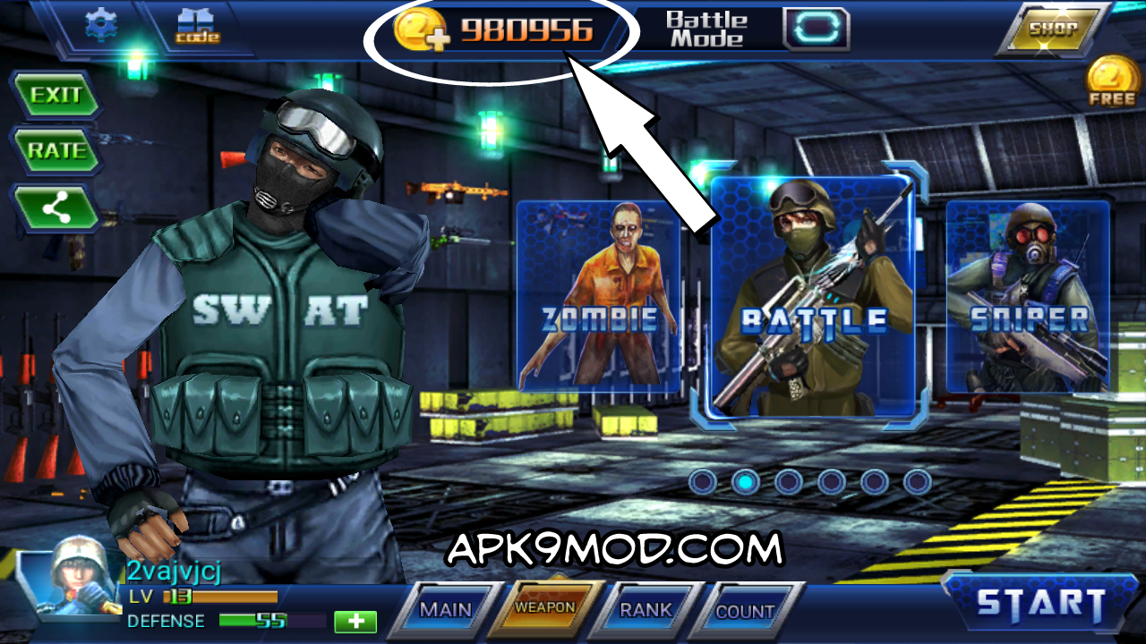 All Strike 3D MOD APK v1.0.3 (Unlimited Money/Offline 