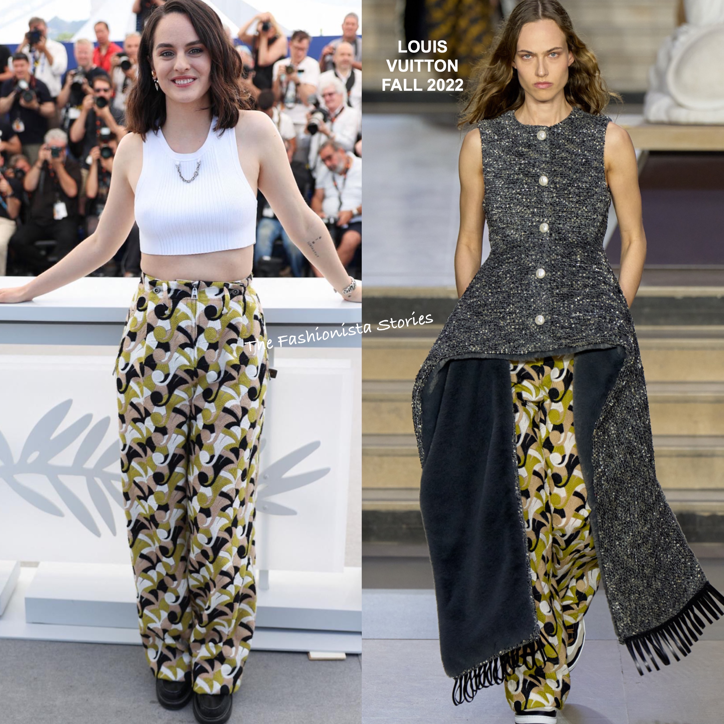 Noémie Merlant in Louis Vuitton at 'The Innocent' 75th Cannes Film Festival  Photocall & Premiere