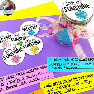 Include a jar of sunshine to brighten up your staff's days when included in the end of the year staff morale ideas.