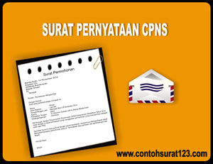Gambar Contoh Surat Pernyataan CPNS