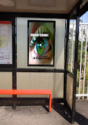 Bus Stop Poster. I have noticed that many films have adverts on the sides of . (bus shelter poster)