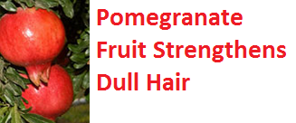 Health Benefits of Pomegranate Fruit (anar fruit) juice - Pomegranate Fruit Strengthens Dull Hair