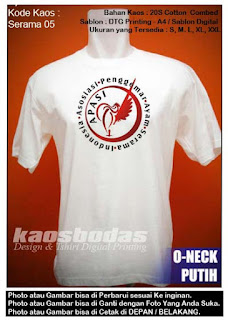 Kaos Gambar ayam Serama Kode 05