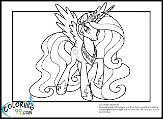 Easier Mlp Princess Celestia Coloring Pages FunTown - princess celestia coloring pages