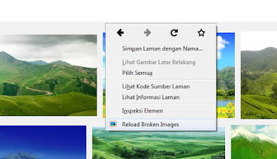 Reload Gambar Rusak di Firefox Tanpa Refresh Laman Web