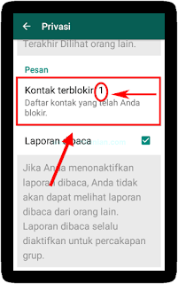  Menblokir Kontak pada WhatsApp