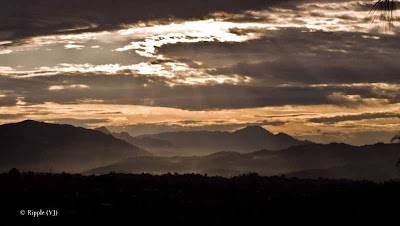 Posted by Ripple (VJ) : My Homoetown : Hamirpur, Himachal Pradesh : Early Morning view from Town-bharadi @ Hamirpur 