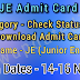 SSC Junior Engineer JE 2022 Status / Download Admit Card