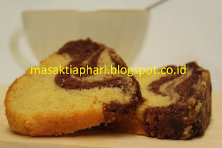 resep bolu marmer