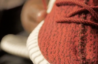 Red Custom adidas Yeezy 350 Boost Laces