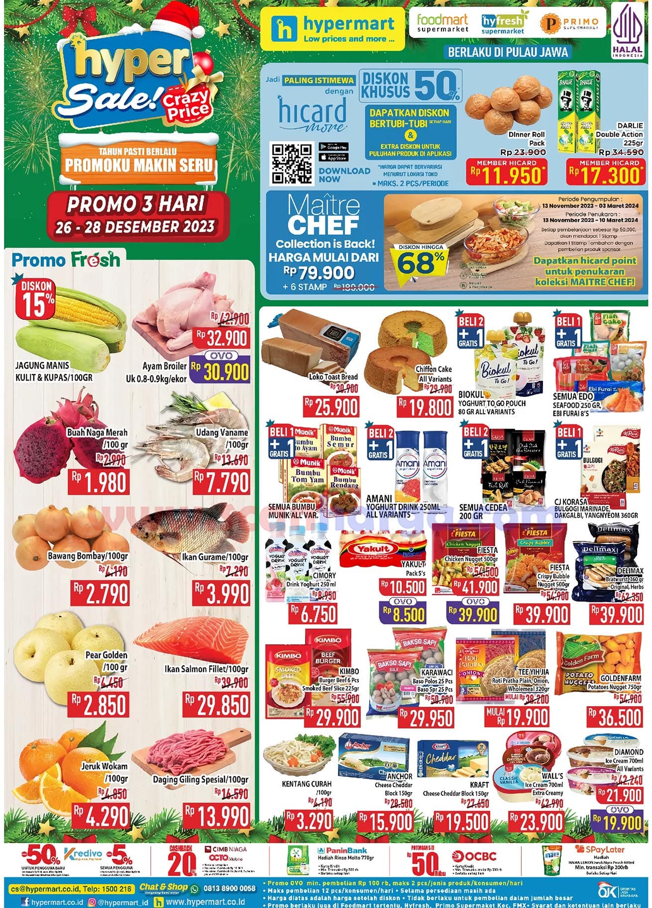 Promo Hypermart Weekday Terbaru 26 - 28 Desember 2023