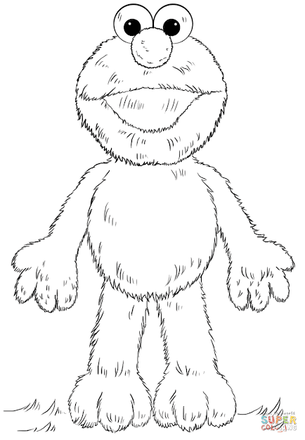 Click The Elmo Coloring Pages To View Printable Version Or Color It Online  Patible With Ipad And Android Tablets