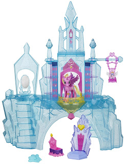 MLP Explore Equestria Princess Cadance and Flurry Heart Crystal Empire Castle Playset