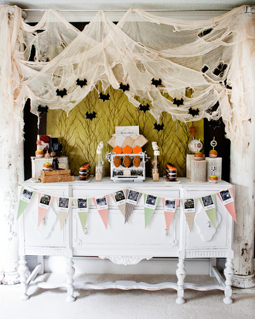 shabby chic halloween decorating ideas