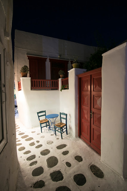 Mykonos town di notte