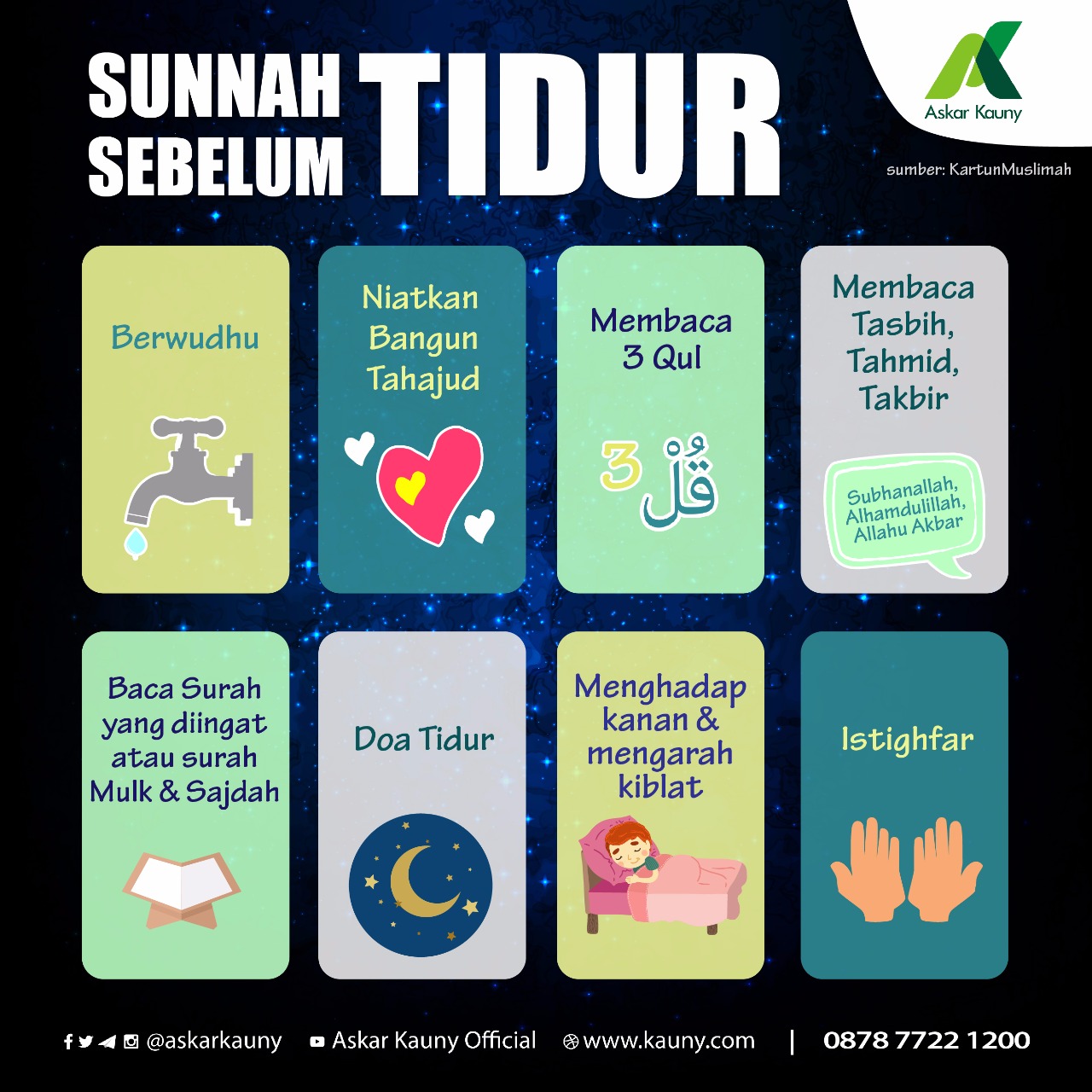 Belajar itu keren: Sunah sebelum tidur