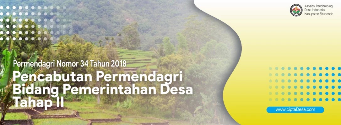 Permendagri Nomor 34 Tahun 2018