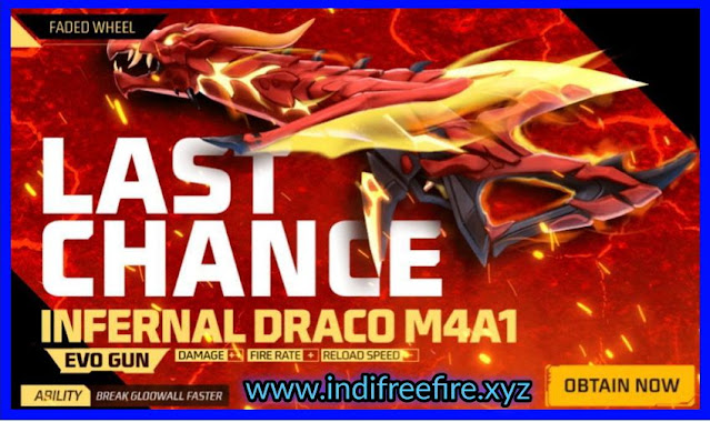 [Garena] How to get mythic Infernal Draco M4A1 in Free Fire Max 2022 ?