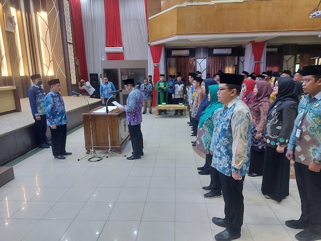 Wali Kota Lantik Pejabat Struktural di Lingkup Pemko Banjarmasin
