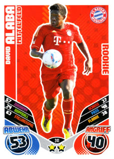 Topps Match Attax Rookie Stars to All-Stars #125 - 128