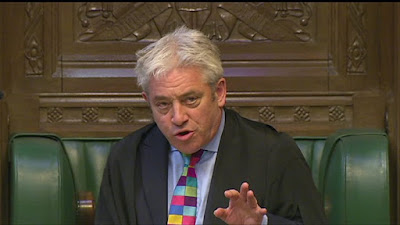 Bercow and silly tie