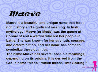 meaning of the name "Maeve"
