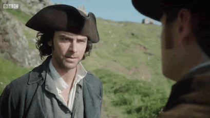 Ross Poldark tells Francis he is married Verity write congratulations