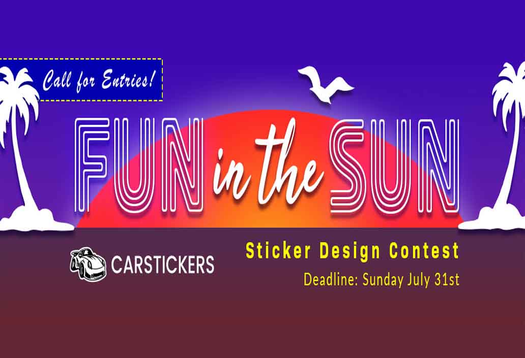 Fun in the Sun Sticker Design Contest is now open for entries!