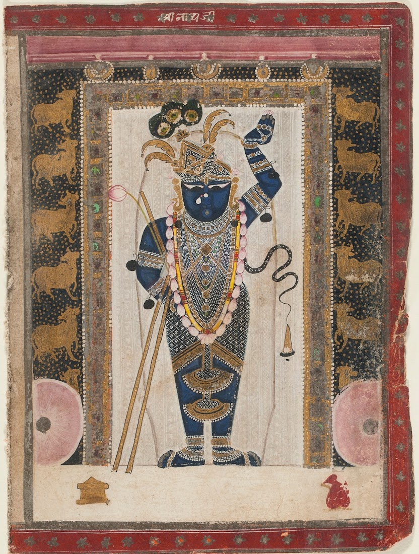 God Srinathji Nathwara Painting 