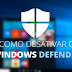 Como desabilitar de forma permanente o Windows Defender