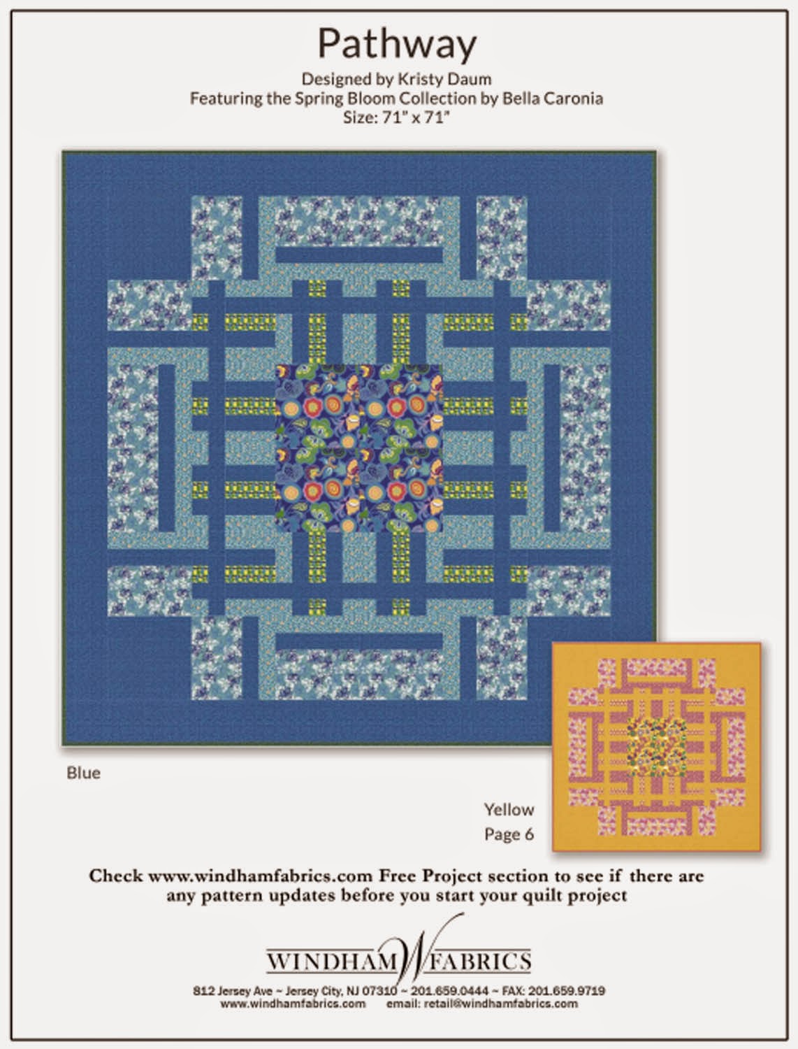 PATHWAY Free Quilt Pattern