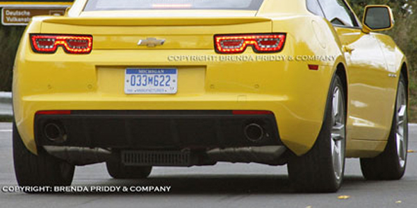 2012 Camaro to get new tail lamps and side mirrors