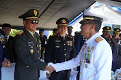  Pangdivif 3 Kostrad Hadiri Upacara Peringatan HUT Ke-79 TNI AL di Makassar