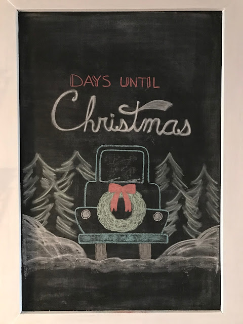 Chalkboard Christmas Countdown - LeroyLIme