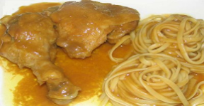 Tallarin con pollo receta y preparacion