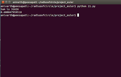 Problem 21 project euler output in python