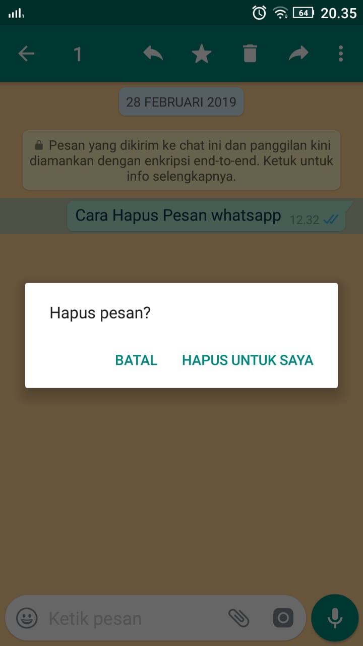 Cara Hapus Pesan Whatsapp Untuk Semua Orang Yang Sudah ...