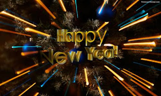 3d Happy New Year Card