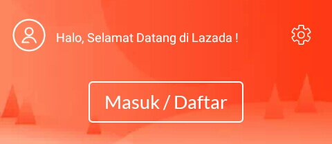 silahkan Masuk/Login dengan cara memilih "Masuk/Daftar" dan Loginlah menggunakan akun sosial media / nomor hp yang telah didaftarkan sebelumnya.