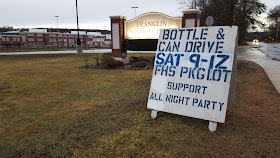 bottle can drive 9:00 to noon 3/12/16
