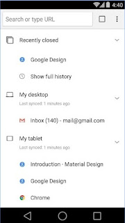 Chrome Browser - Google Android