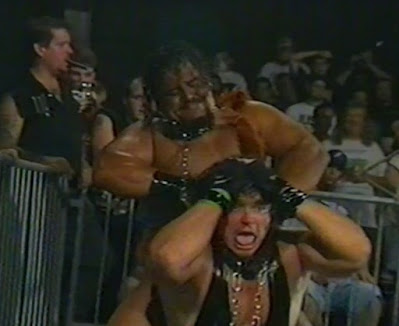 ECW Hostile City Showdown 1994 Review - Tazmaniac chokes The Pitbull