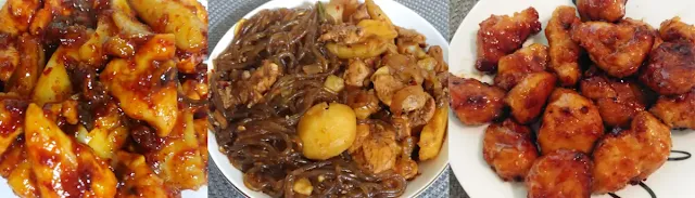 왼쪽부터-차례로-지코바치킨-찜닭-꿀닭이-나열된-이미지