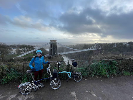 French Village Diaries waving farewell to a wild January Brunel's Clifton Suspension Bridge