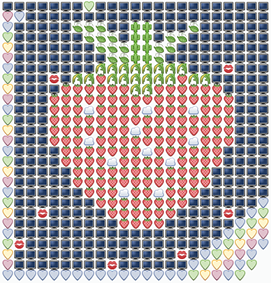 Big Strawberry Emoji for Facebook