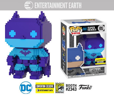 San Diego Comic-Con 2018 Exclusive Batman Video Game Deco 8-Bit Pop! Vinyl Figure by Funko x Entertainment Earth